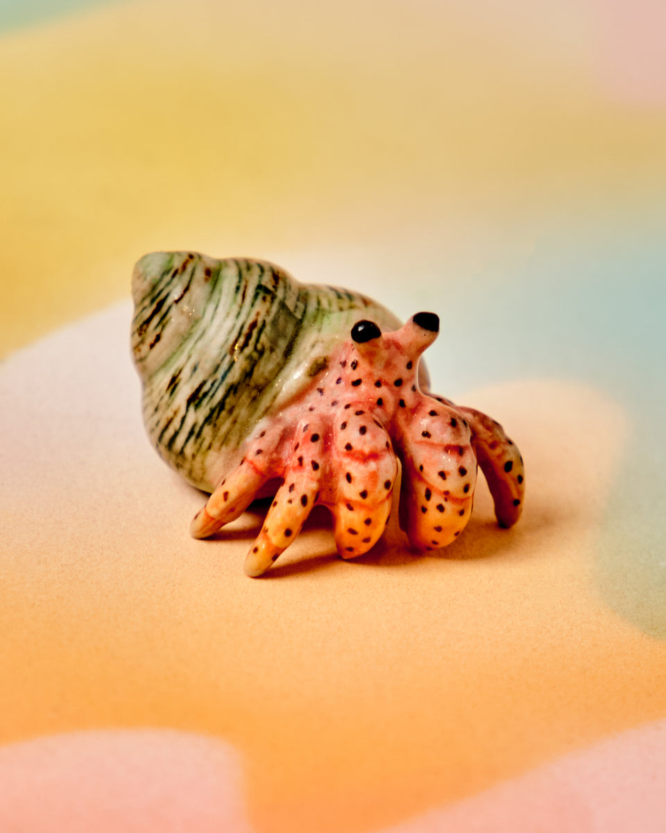 Hermit Crab Porcelain Miniature – Crush