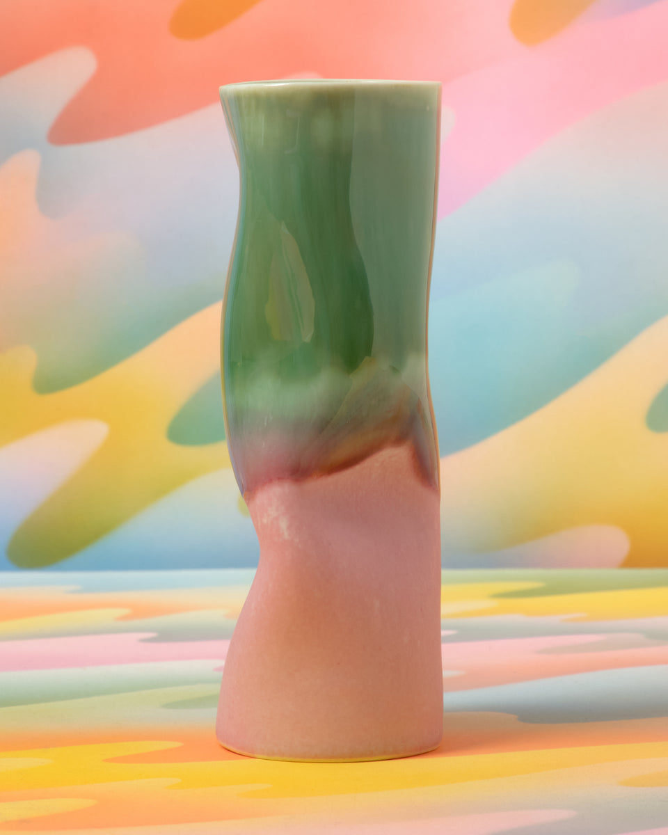 Cylinder Vase Distortion Garden Crush