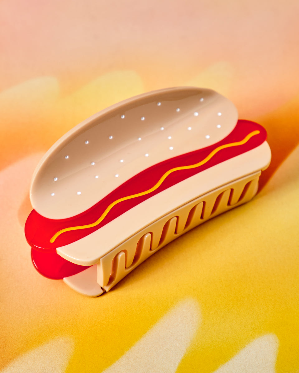 Hot Dog Hair Claw Crush