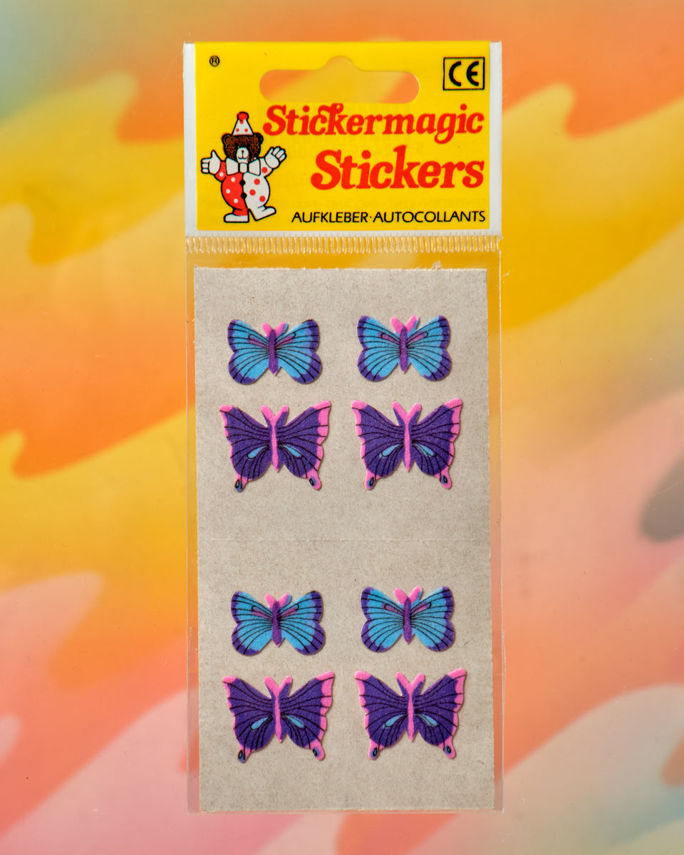 Furrie Stickers - Blue Butterflies – Crush