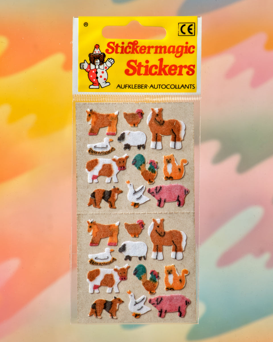 Furrie Stickers - Micro Farmyard Friends – Crush