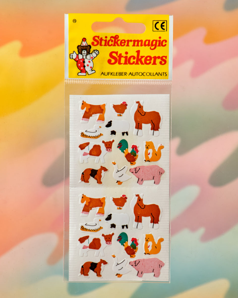 Paper Stickers - Micro Farmyard Friends – Crush