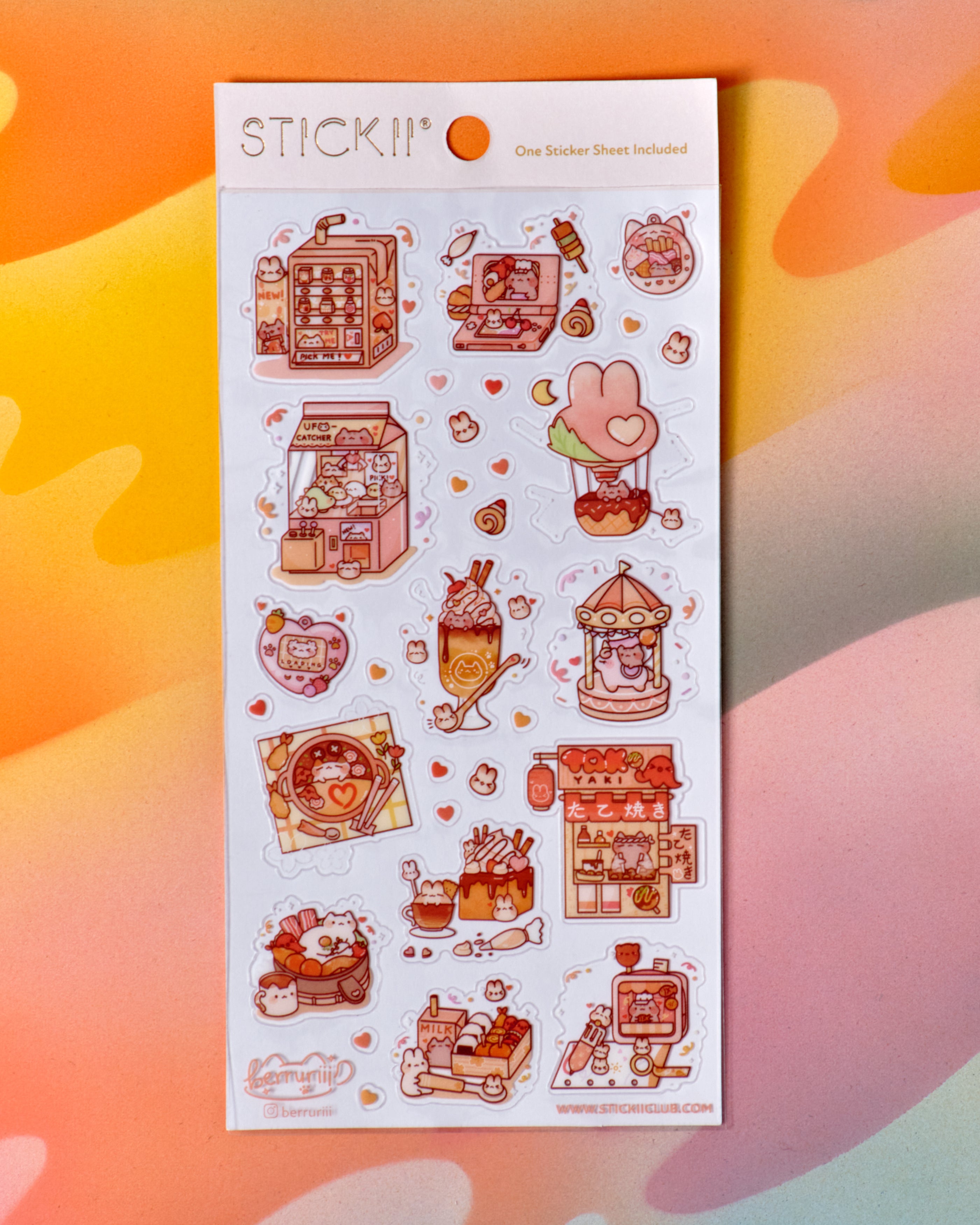 Sticker Core Market Summer Food Market Stickers – Crush