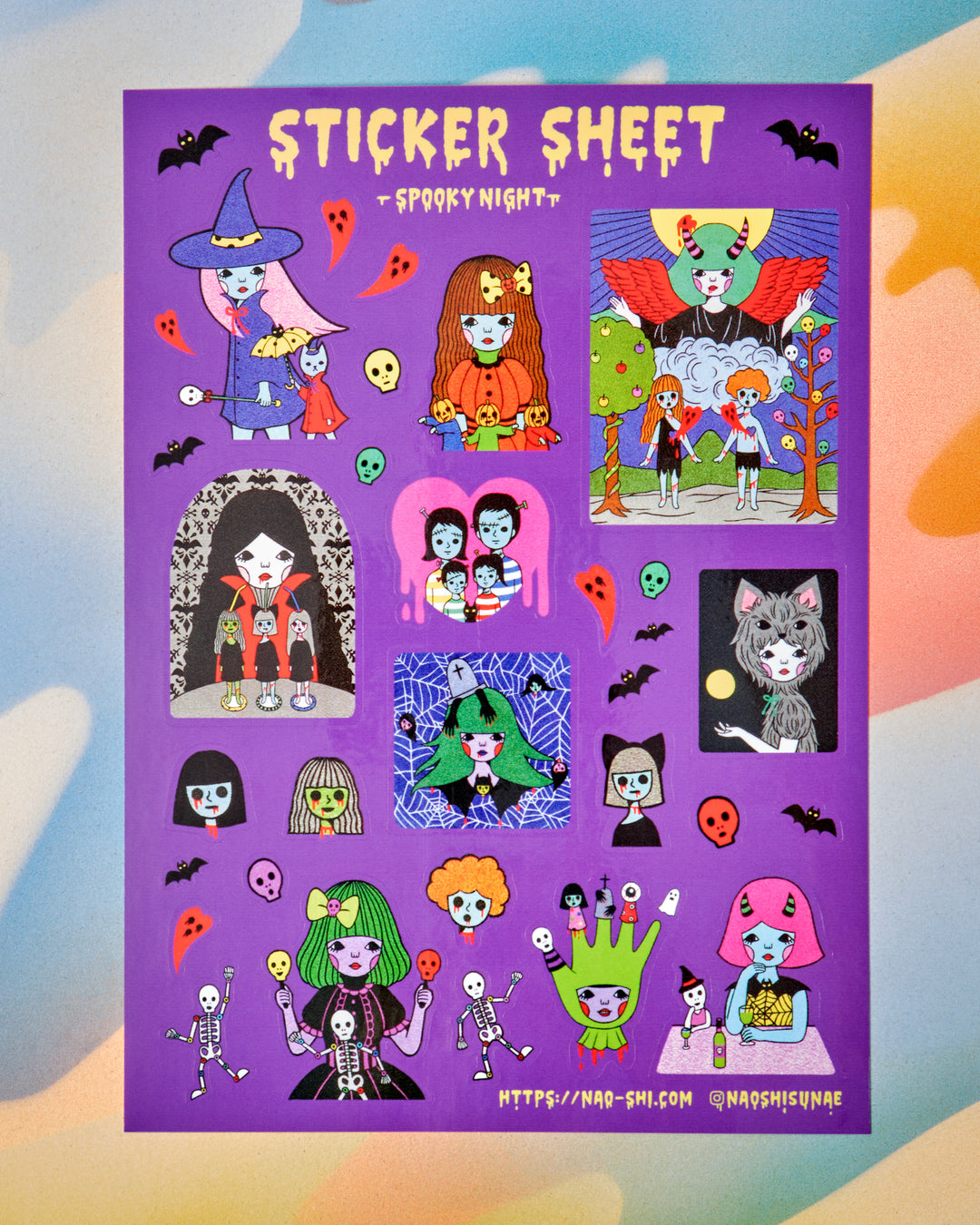 Spooky Night Sticker Sheet – Crush