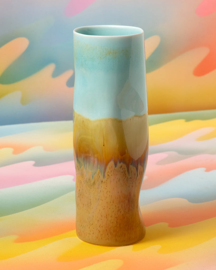 Distorted Vase Cylinder Vase Distortion - Beach – Crush