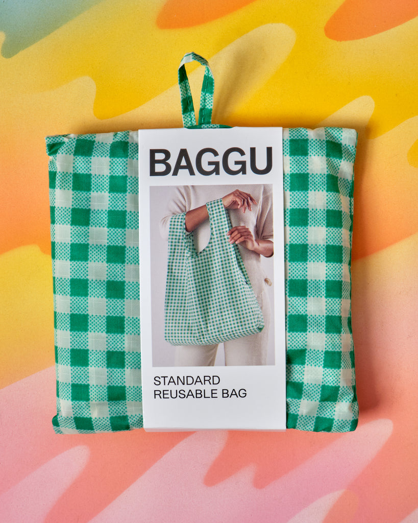 Green Gingham Baggu – Crush - Main Image