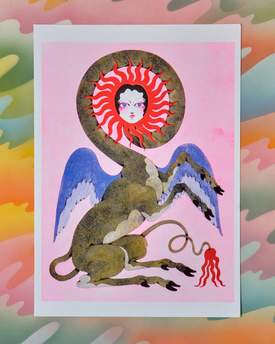 Lou Benesch - The Angel Riso Print – Crush