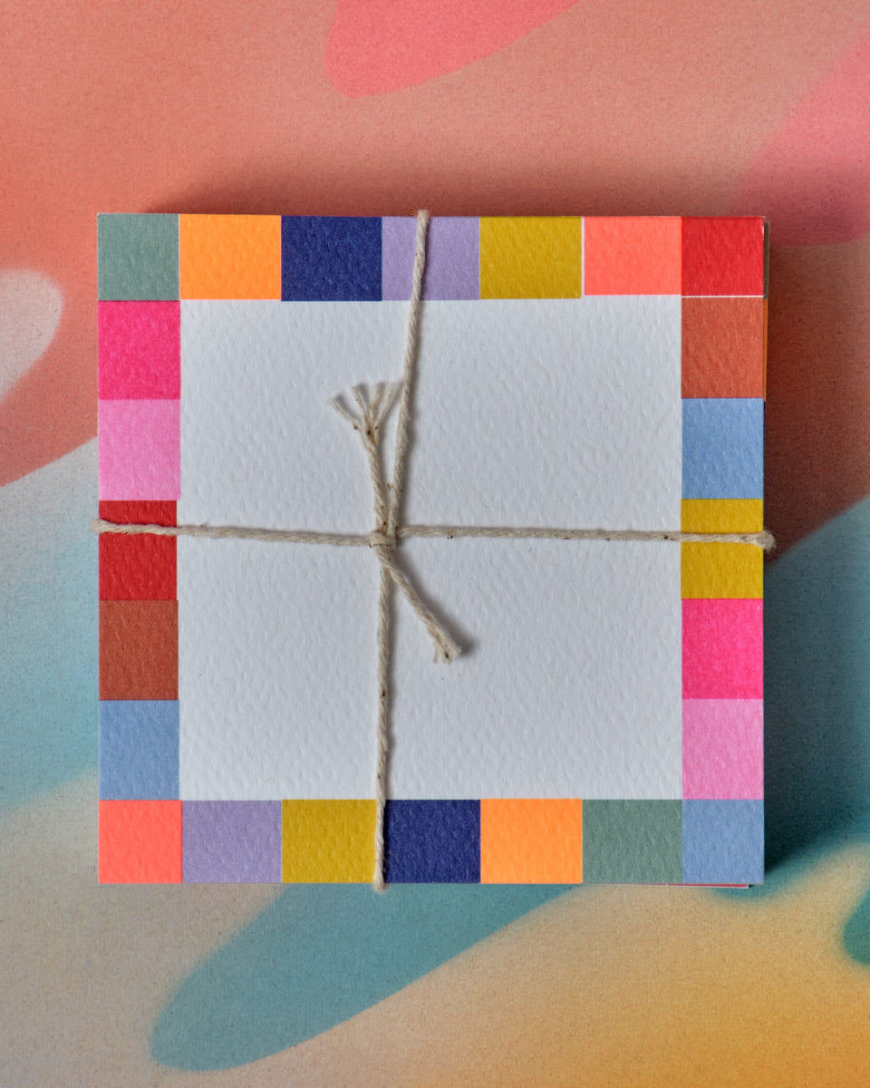 Checkered Square Notes - Set of 48 – Crush