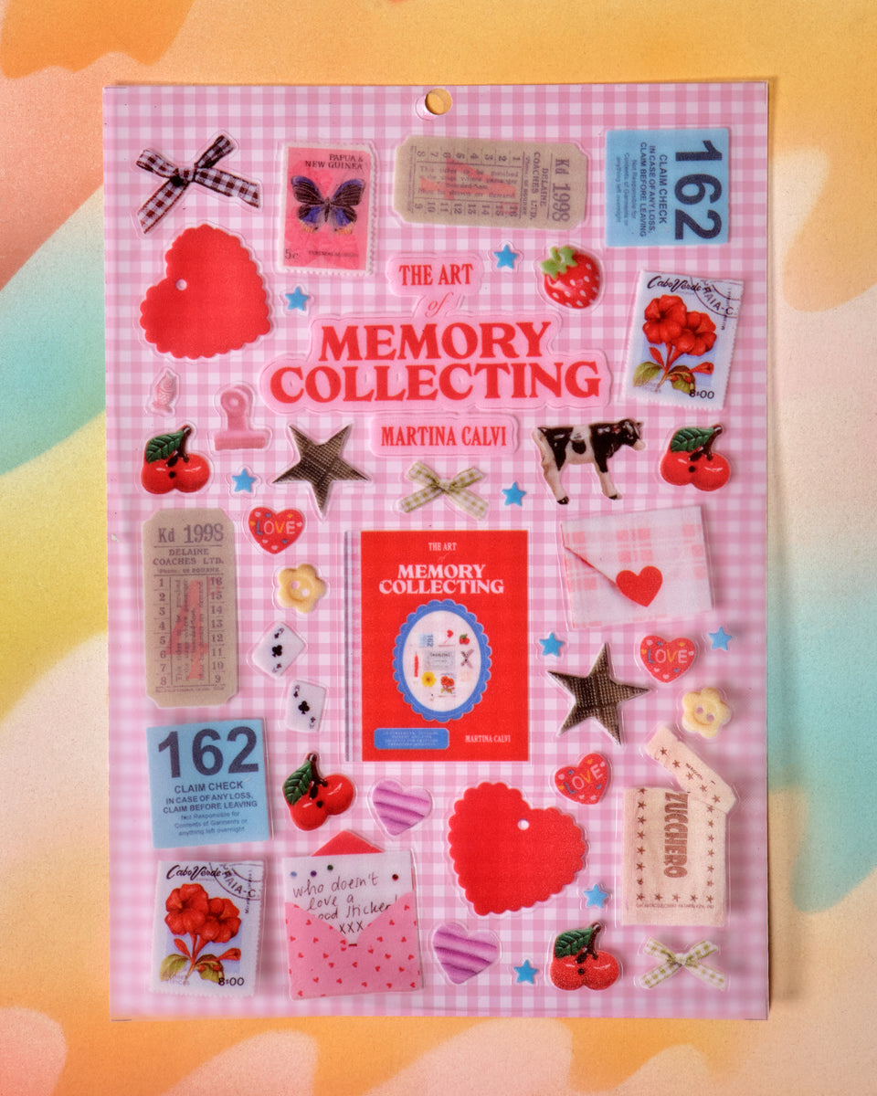 Memory Collector’s Transparent Stickers – Crush