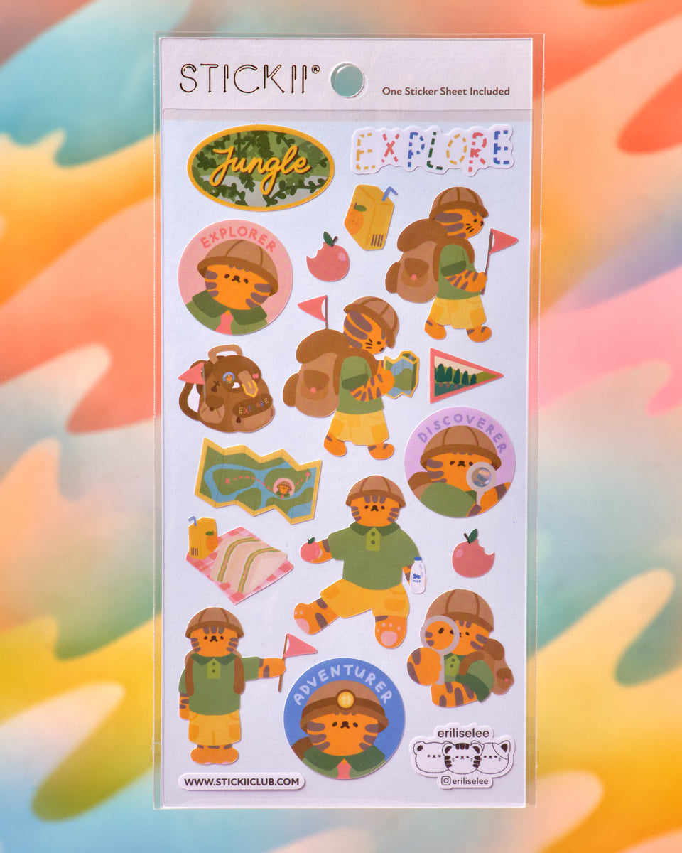 Tiger Explorer Stickers – Crush