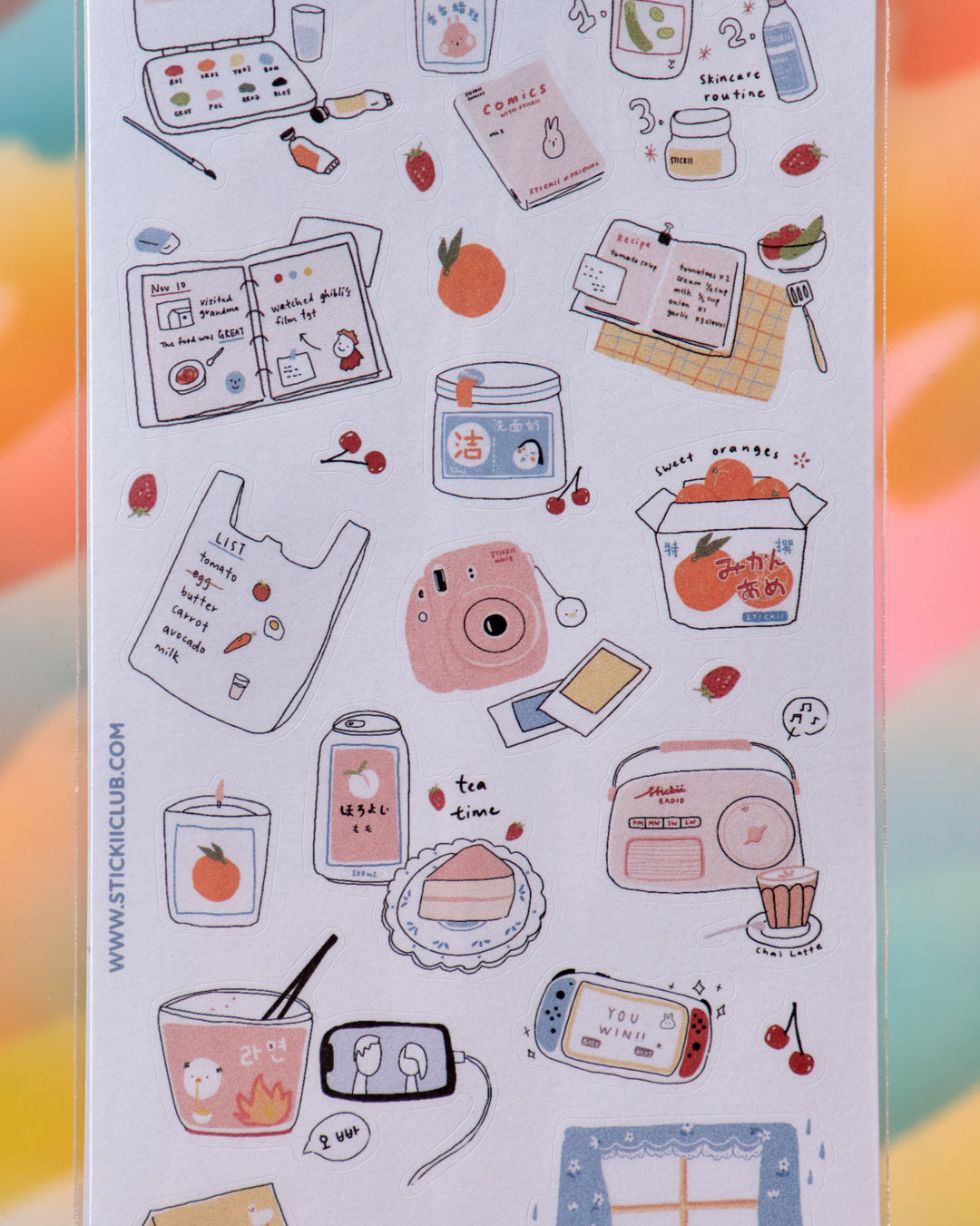 My Favorite Things Stickers – Crush