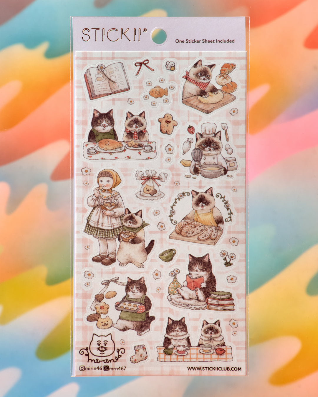 Pastry Chef Cats Stickers – Crush
