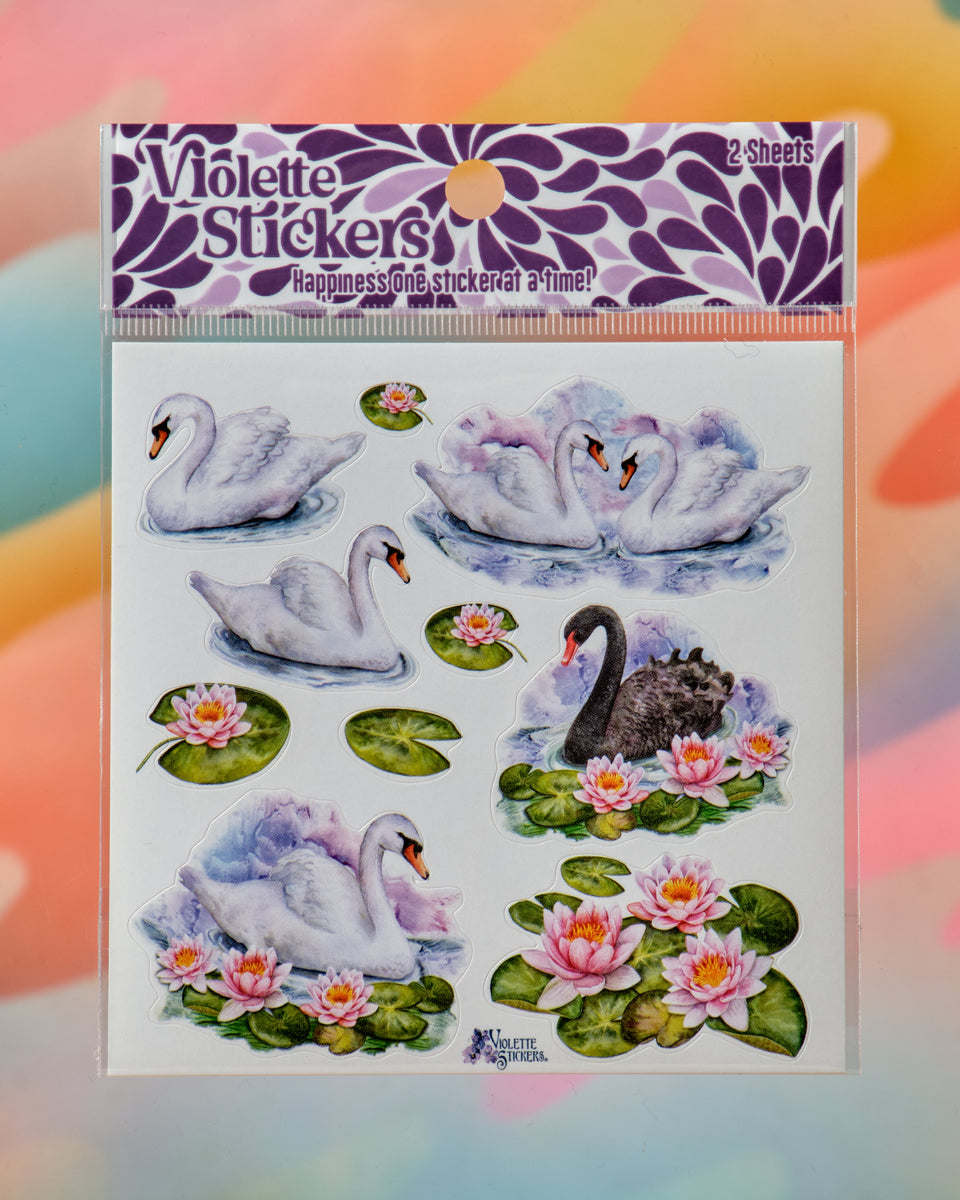 Swan Stickers – Crush