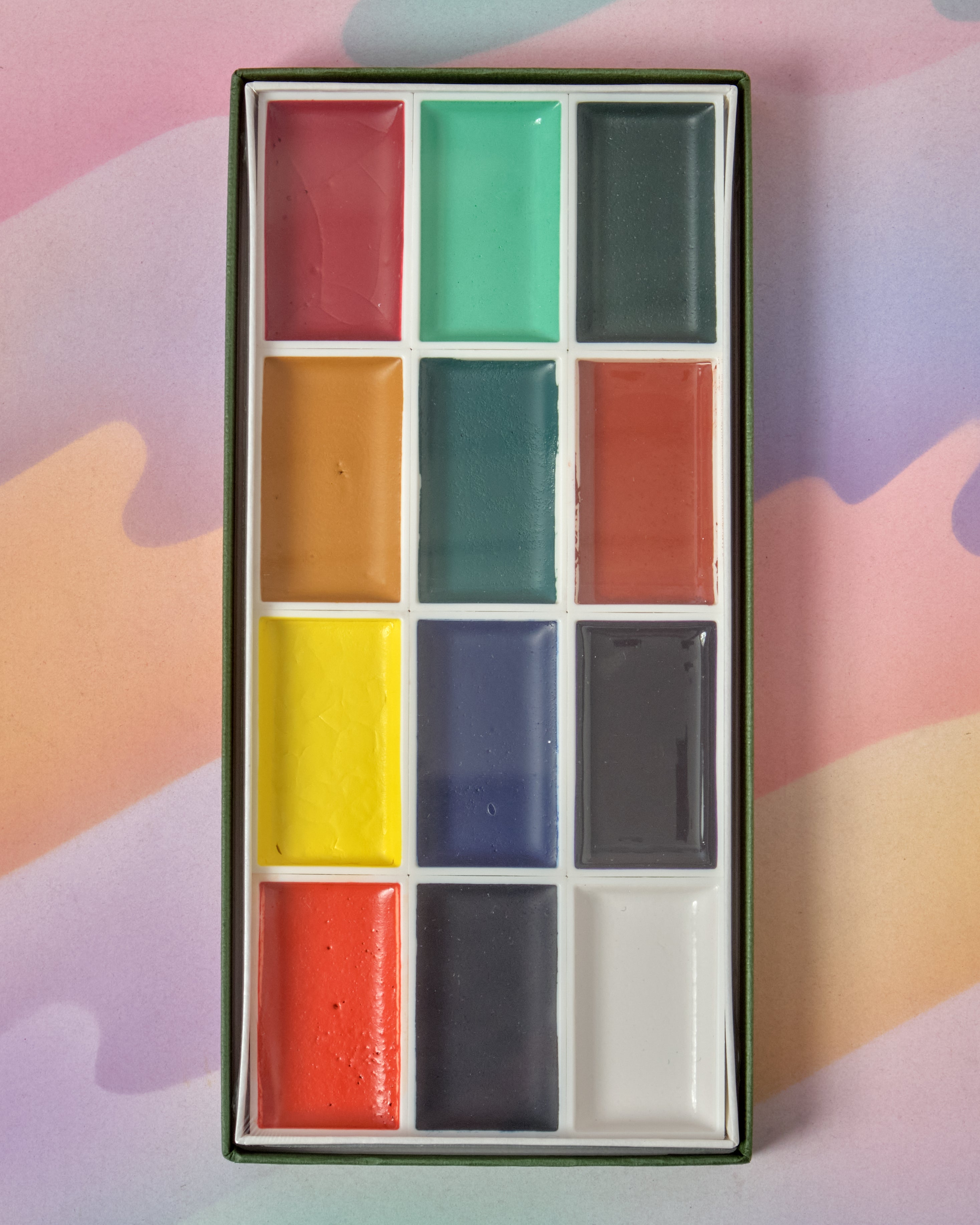 Nakagawa Kyoto Gansai Watercolor Set of 12 – Crush