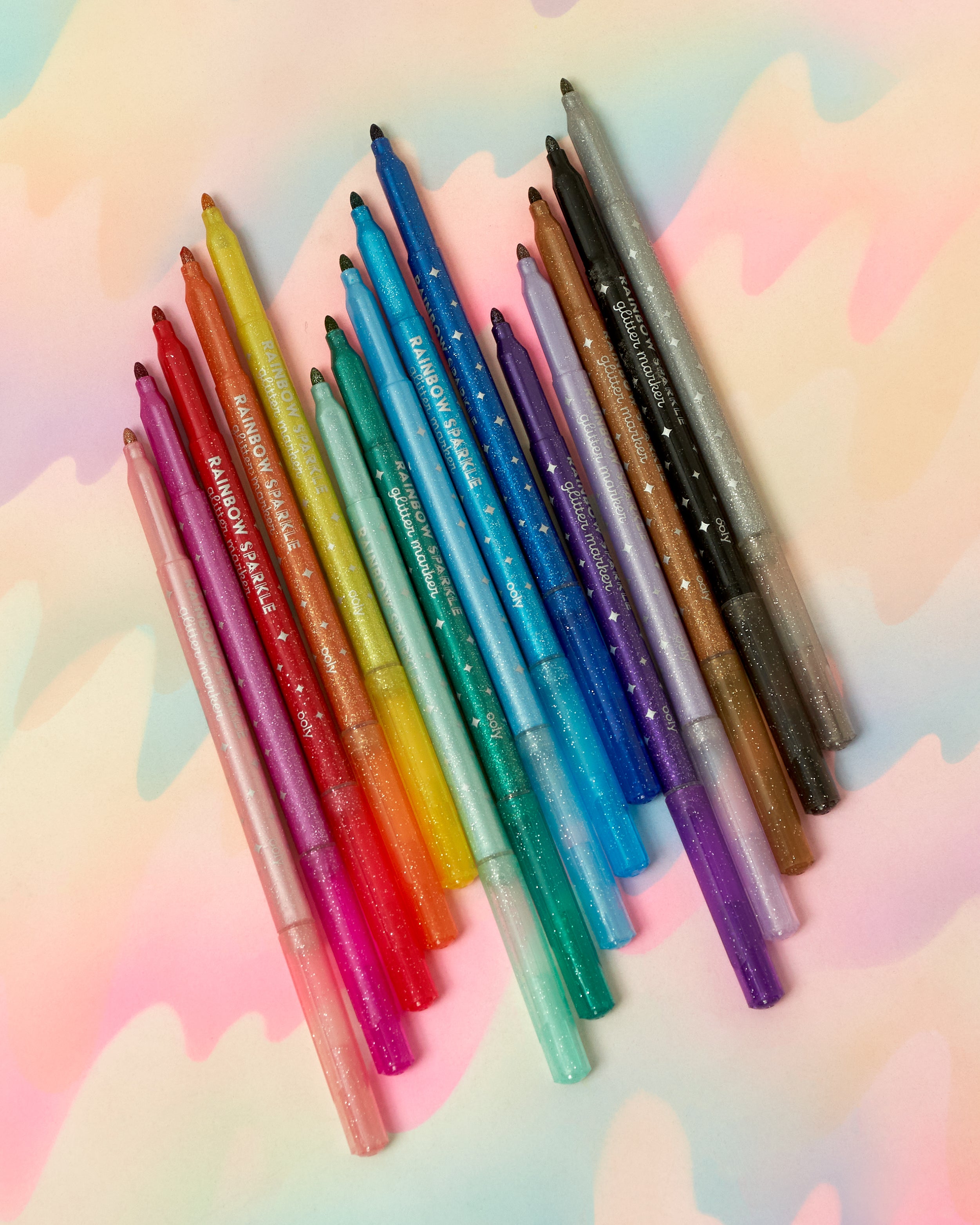 Floating Glitter Pens, Monorainbow, Glitter Pens, Gifts for Her, Rainbow  Set 