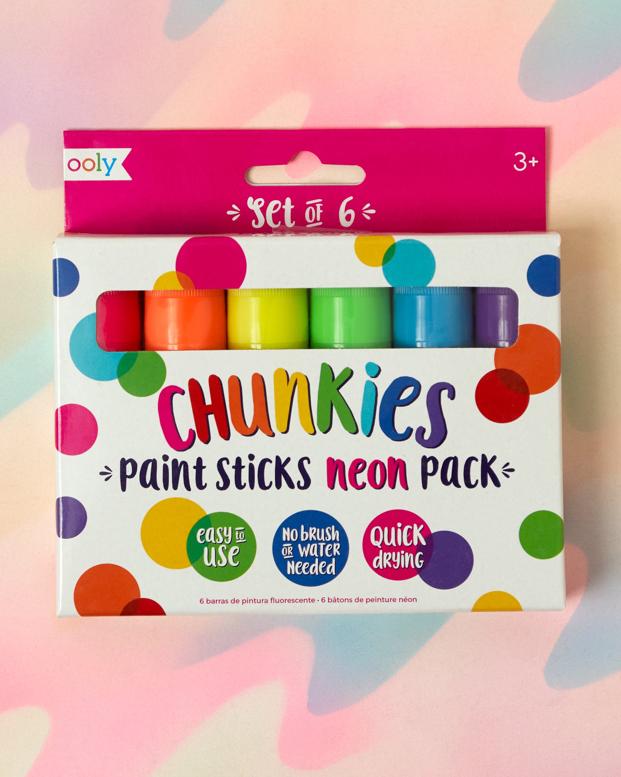 Chunkies Paint Sticks Neon Set of 6