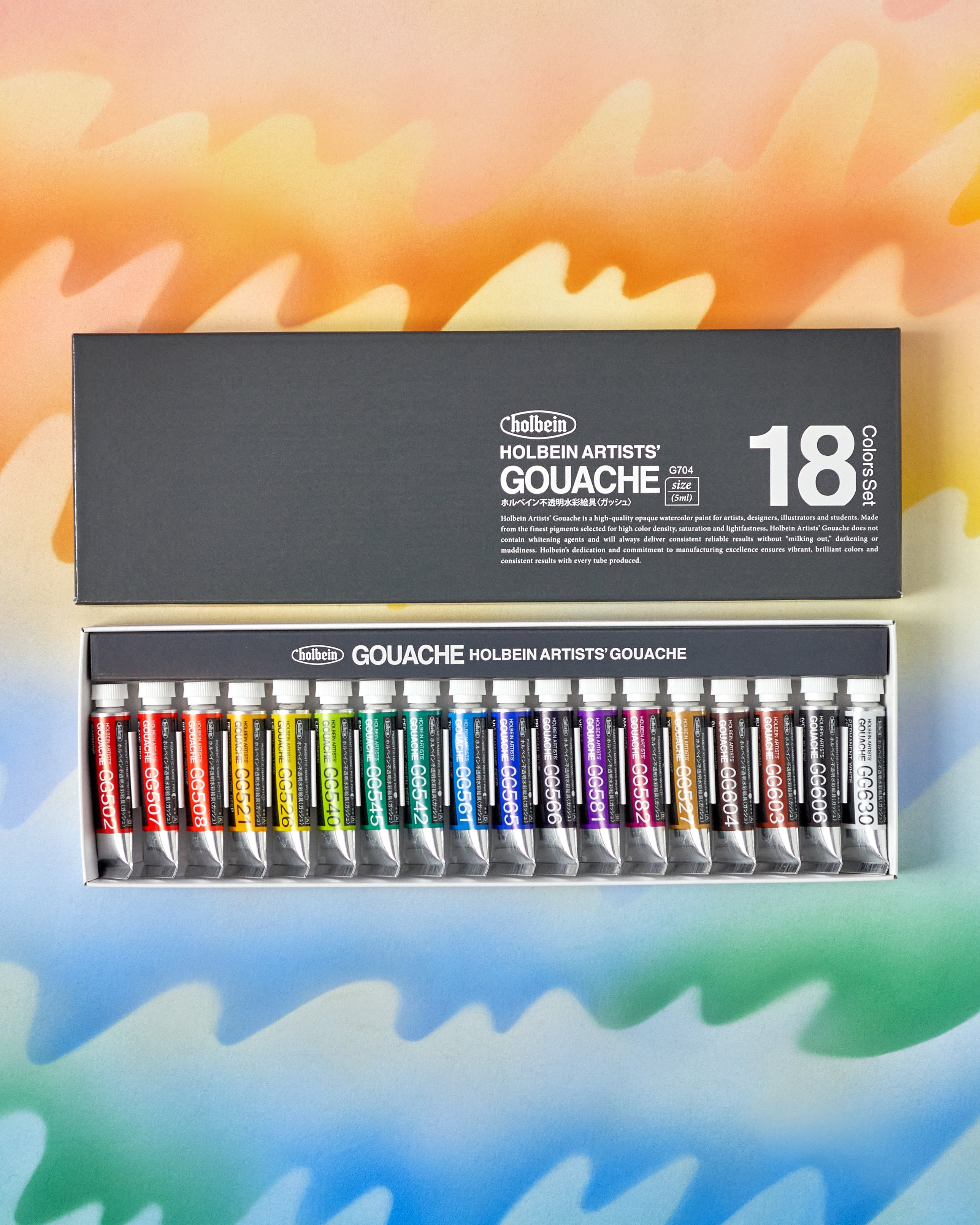 Holbein Artists' Watercolor - Pastel Set of 12 5 ml