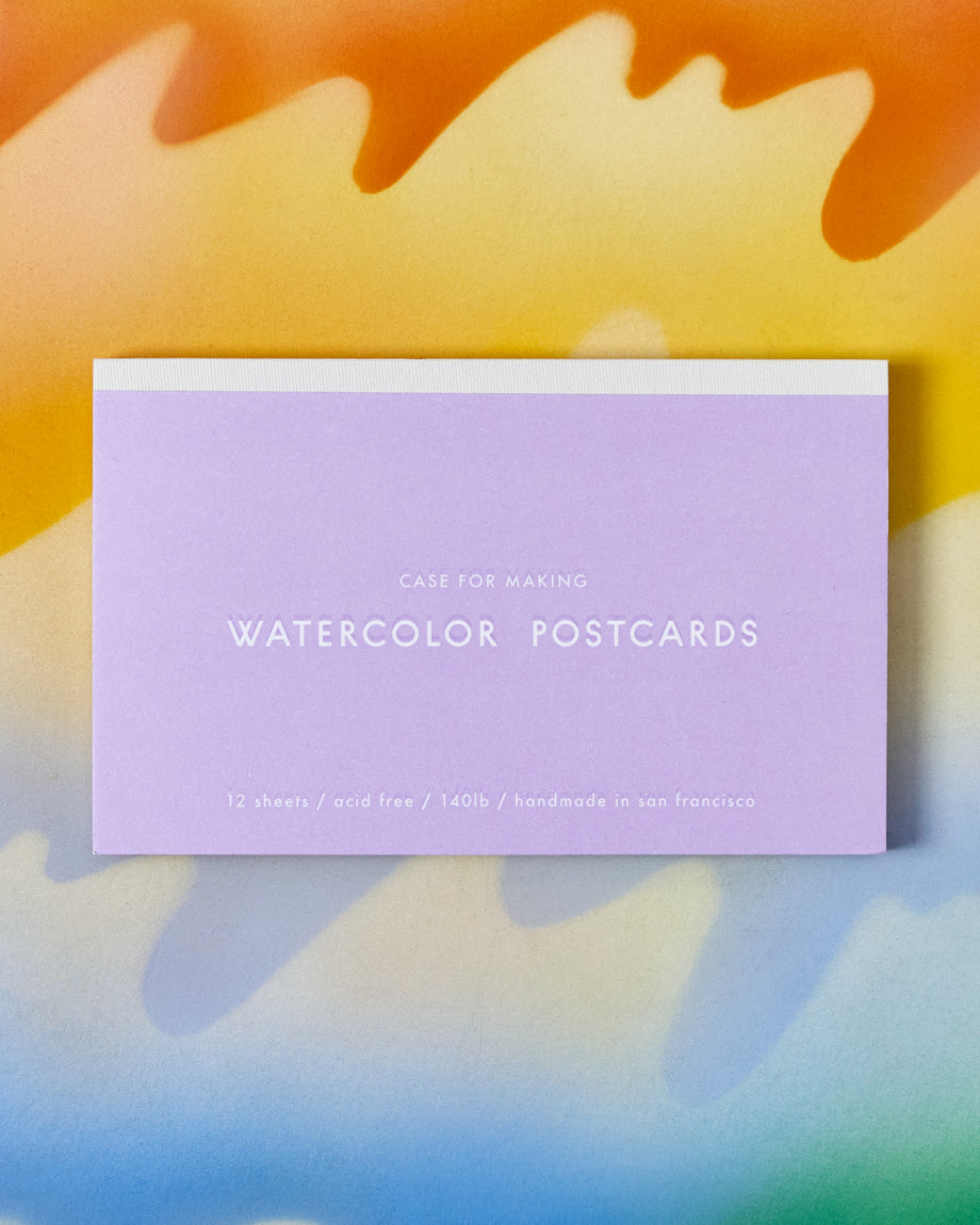 Case for Making Watercolor Postcards