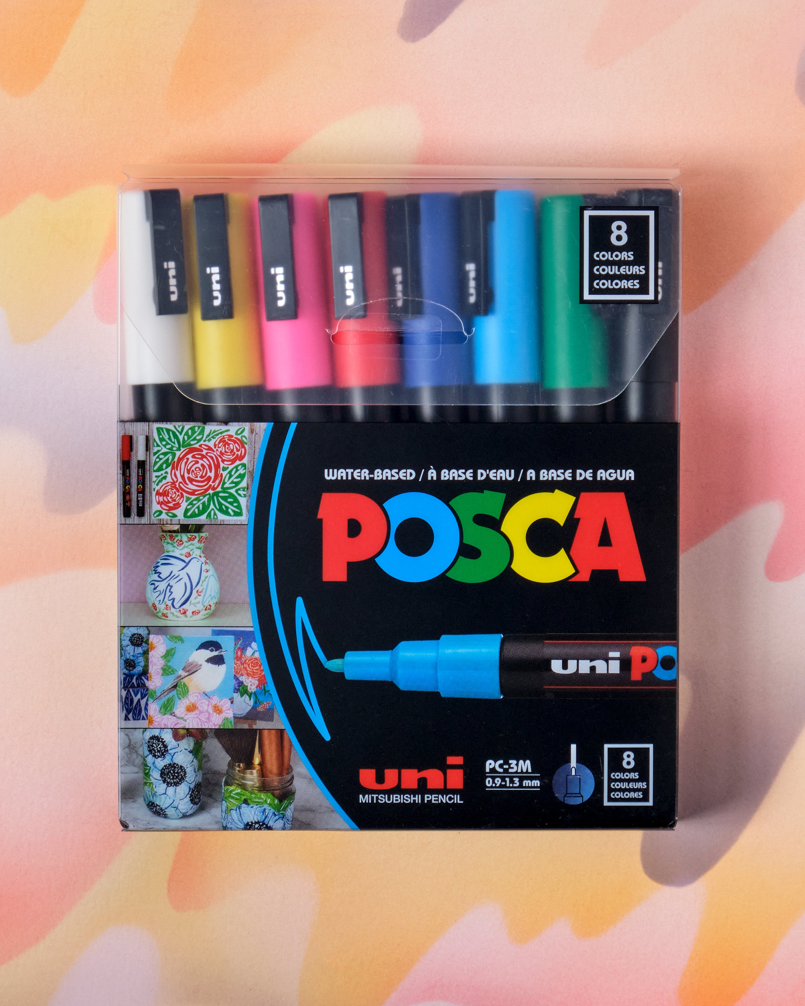 POSCA Coloring 8 pk Fine Paint Markers