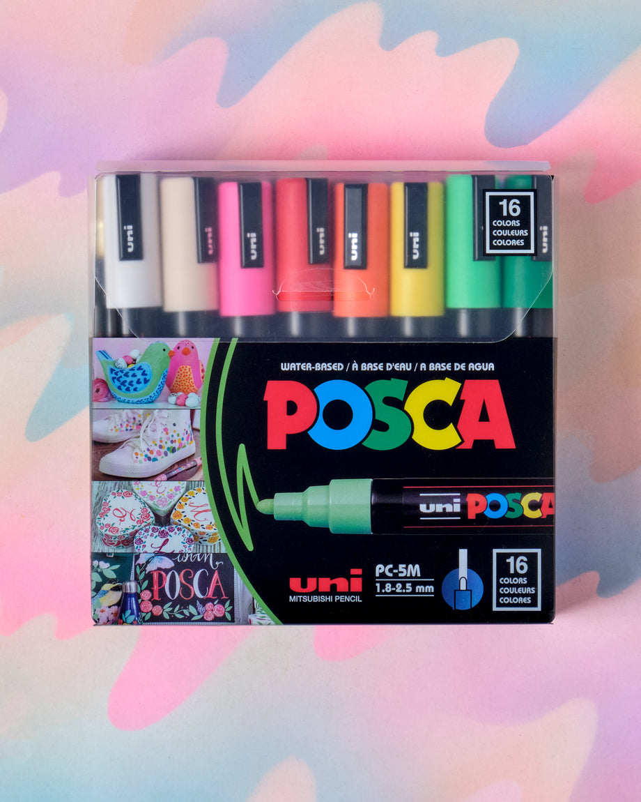 Posca 5M Paint Marker Set of 16