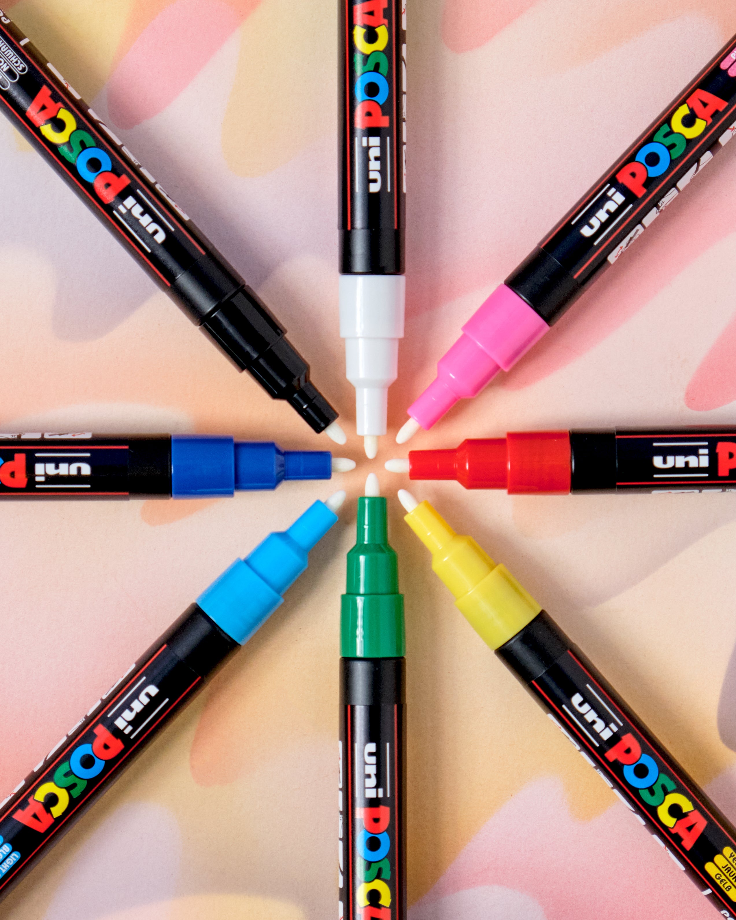 Uni-Posca Glitter Paint Pens 