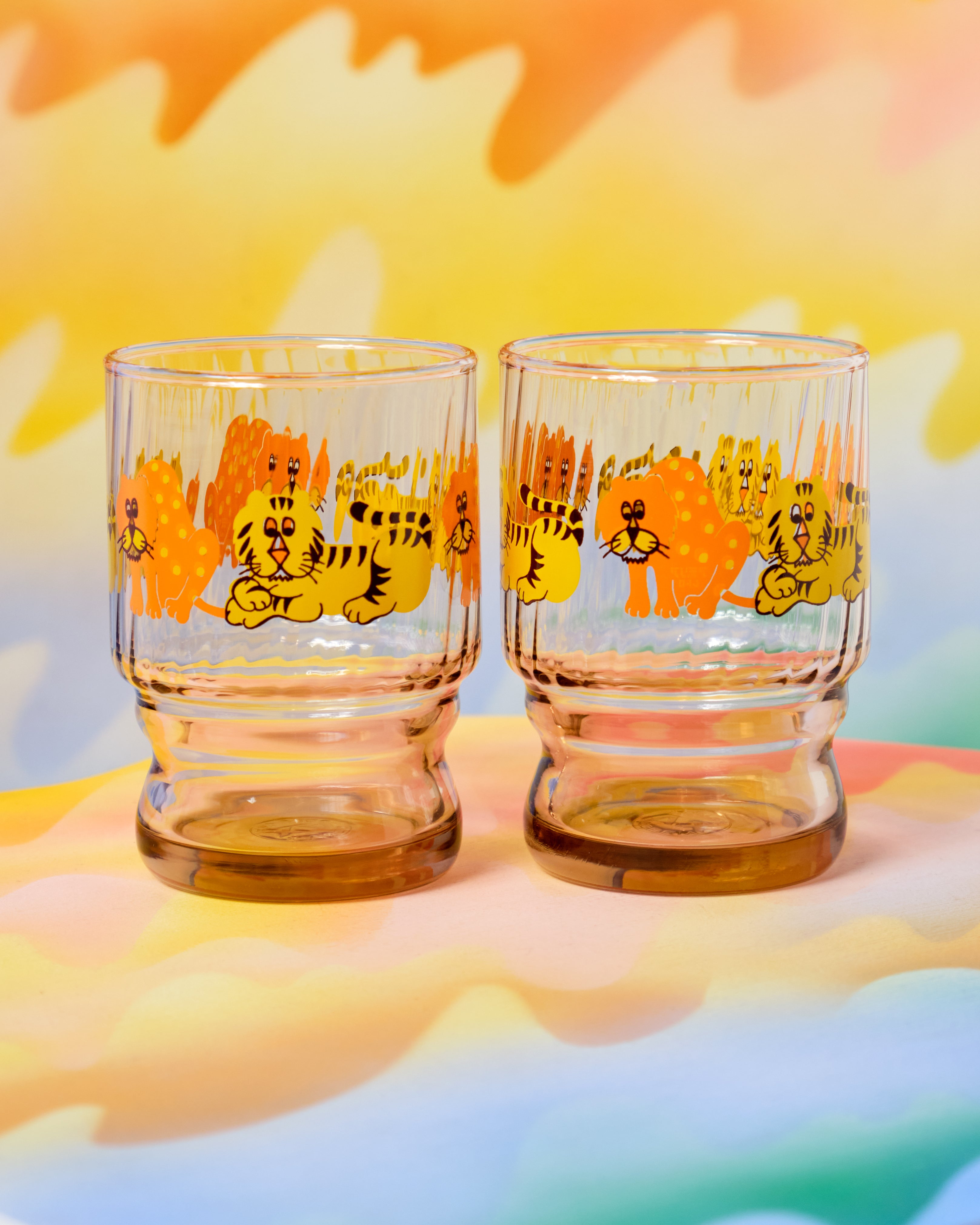 Aderia Retro Zoomate Tiger and Leopard Glass Candy Jar – NO.59 STUDIO