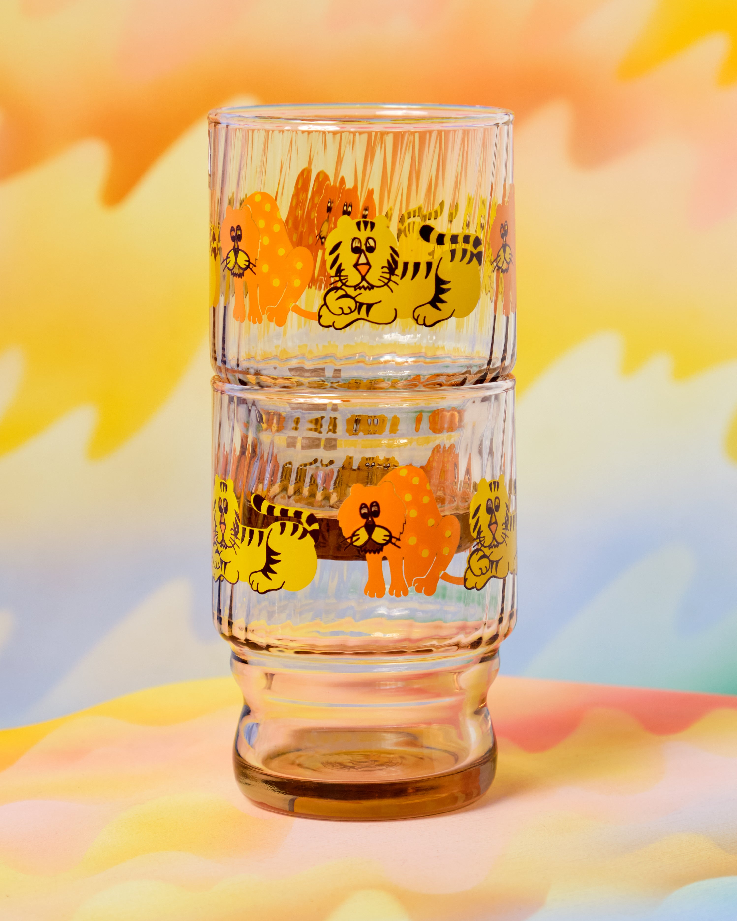 Aderia Retro Zoomate Tiger and Leopard Glass Candy Jar – NO.59 STUDIO
