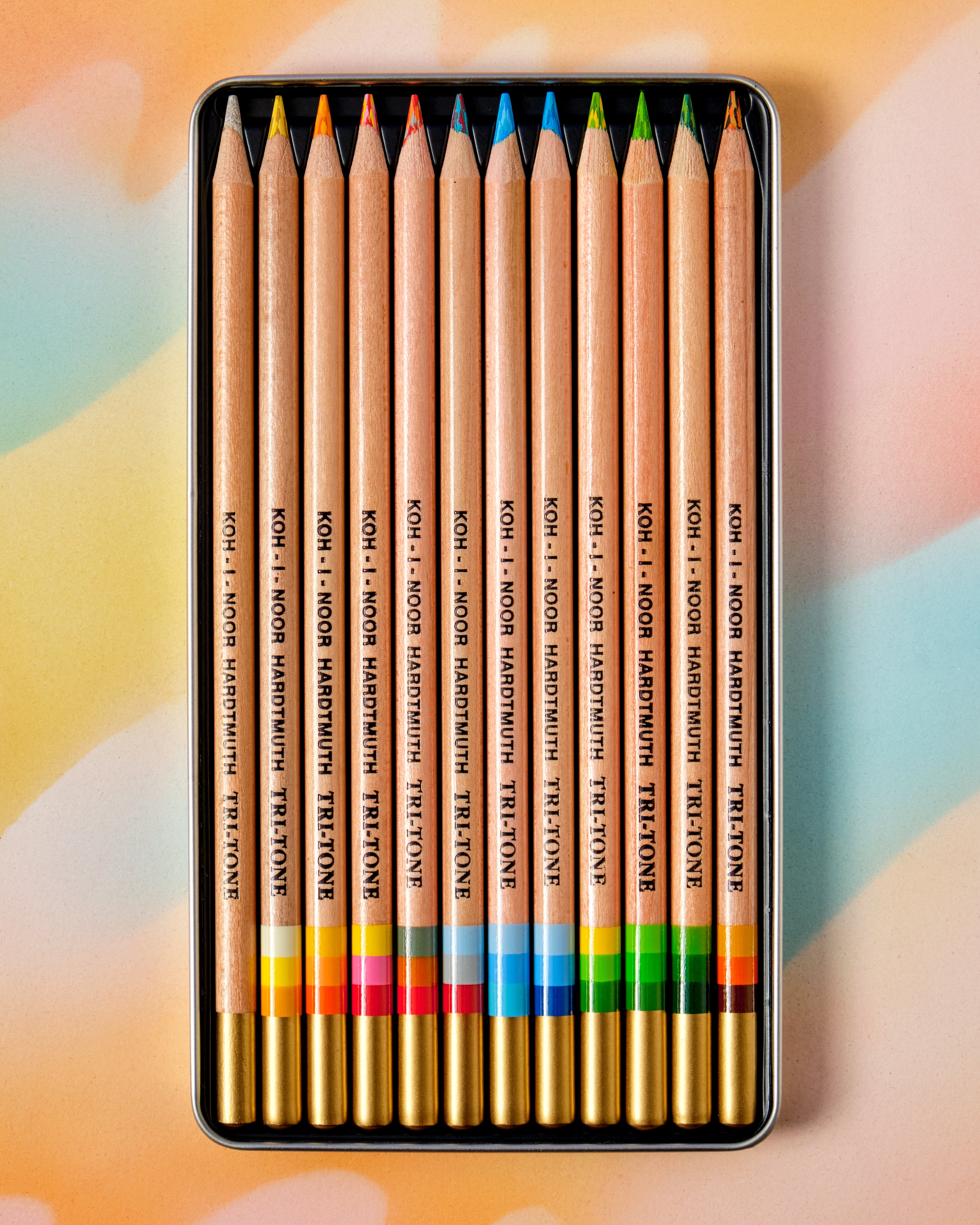 Koh-I-Noor Tritone Color Pencil Set of 12 – Crush