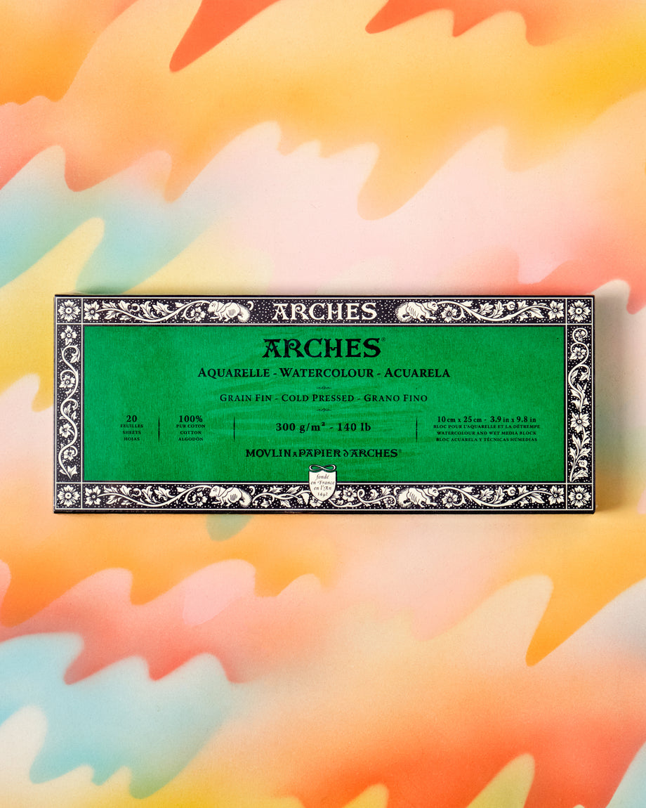 Arches Watercolor Pad, Hot Press 9x12