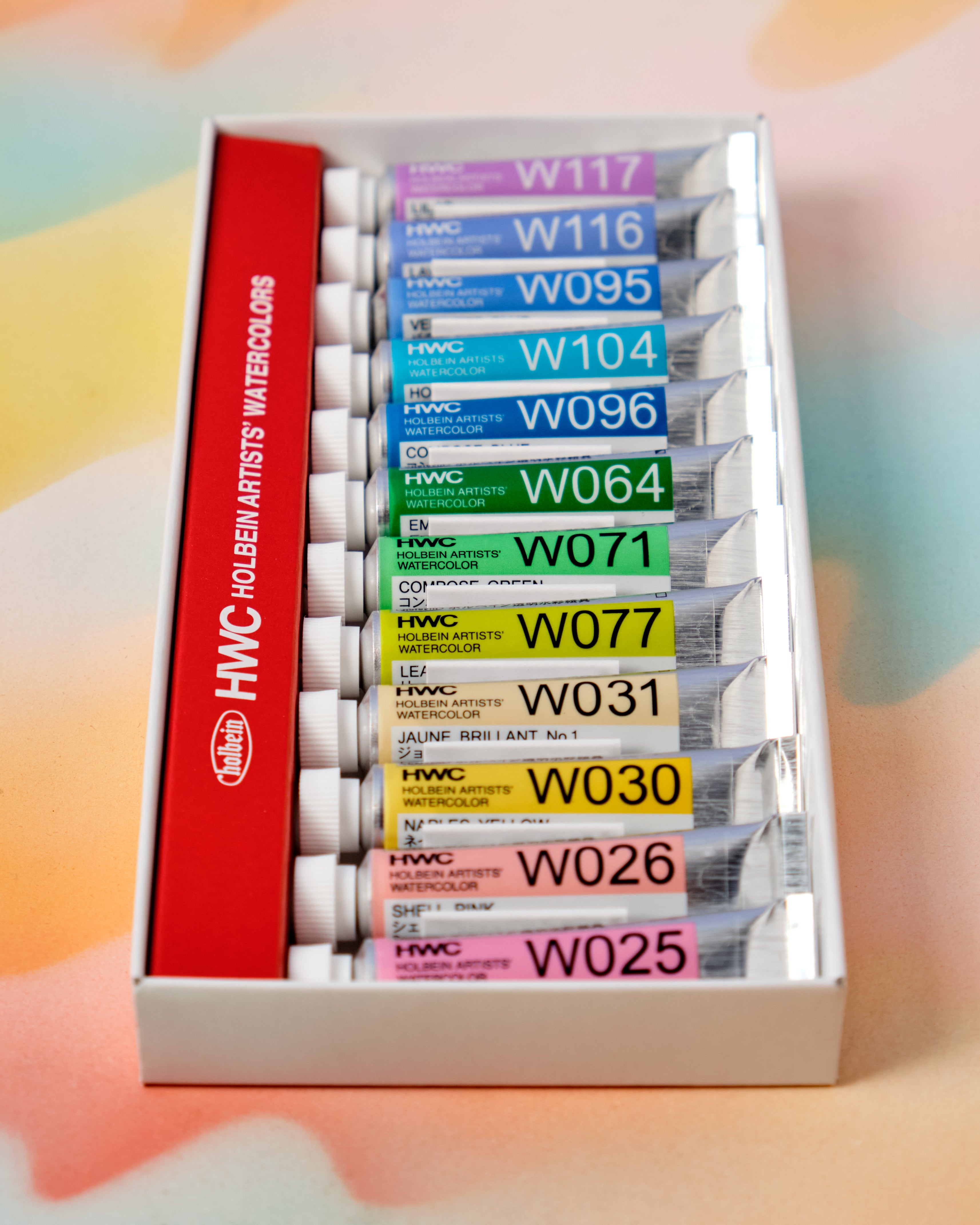 Holbein Artists' Watercolor 5ml Tube X 12 Pastel Tone Set – Art&Stationery