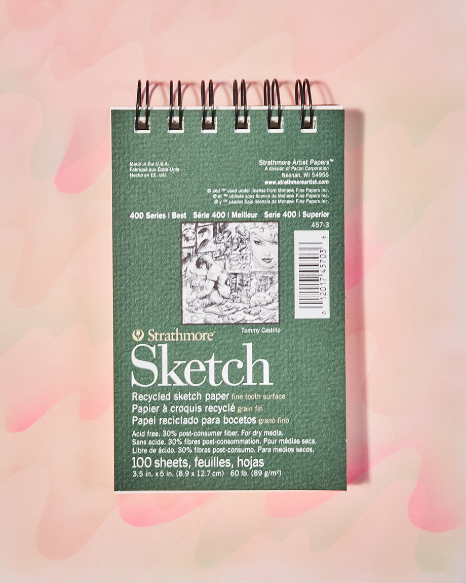Strathmore Recycled Sketch Pad - 3.5x5 – Crush