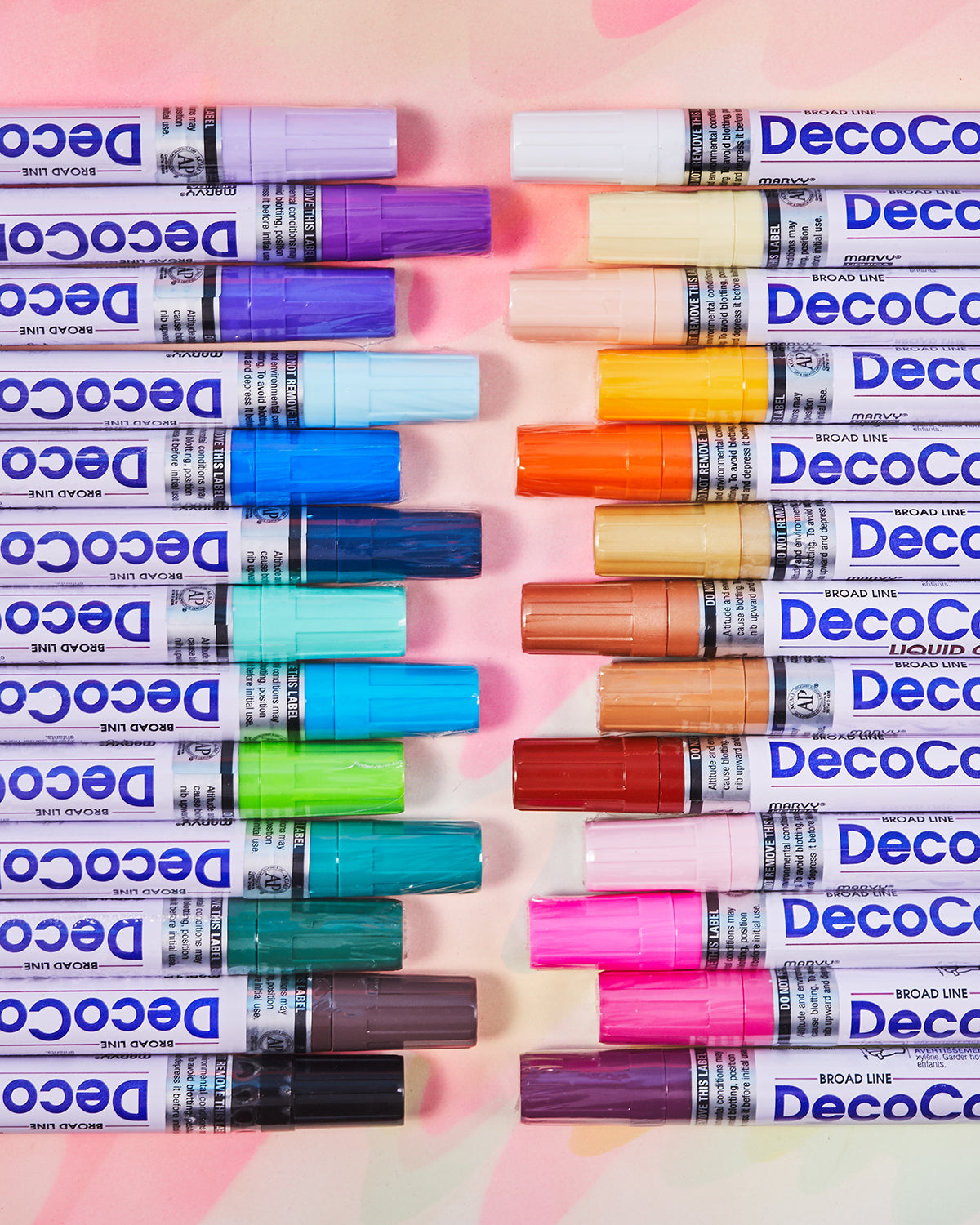 DecoColor Broad Tip Paint Marker Set 6/Pkg Retro