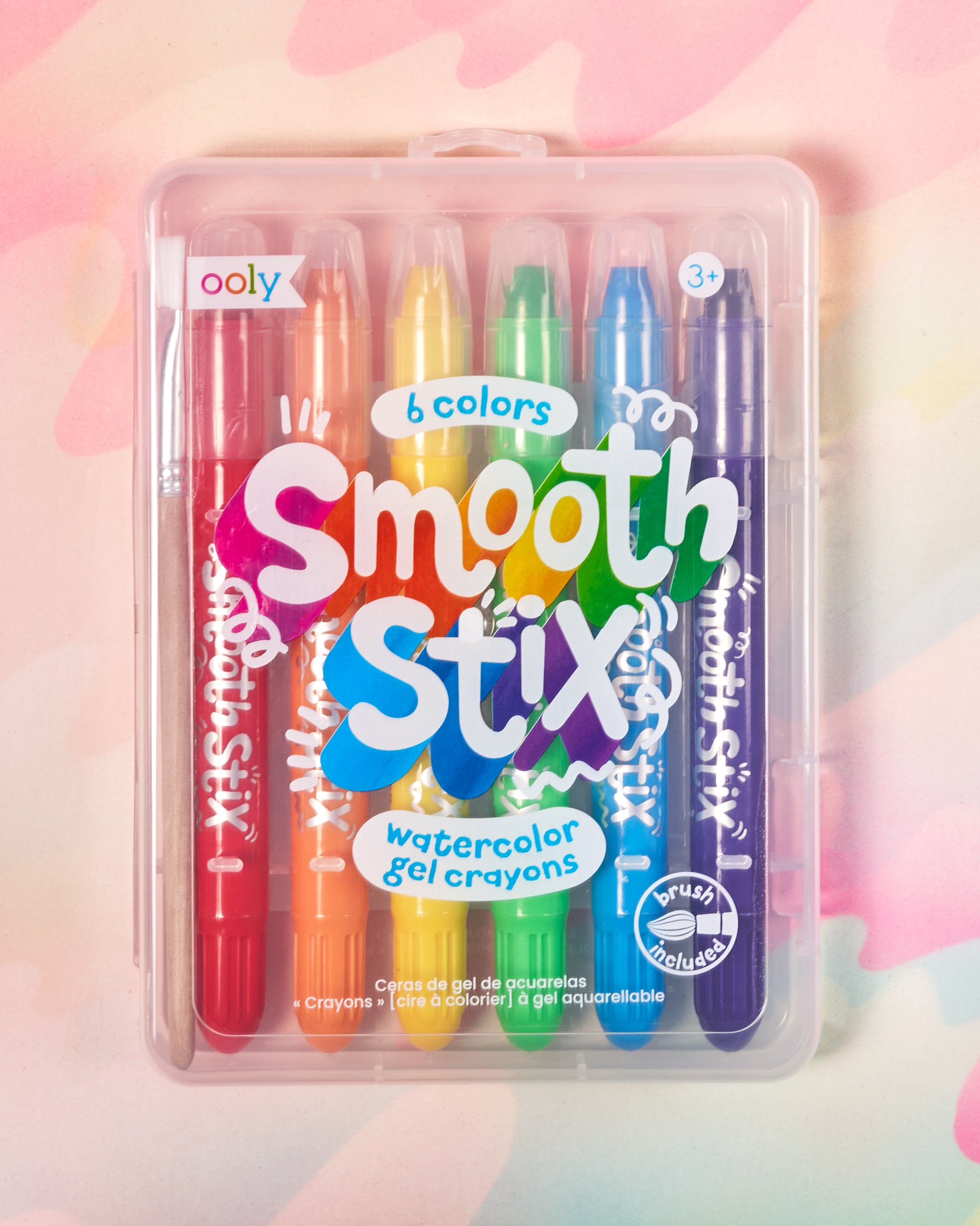 Ooly Smooth Stix Watercolor Gel Crayons - Set of 6 – Baby Central