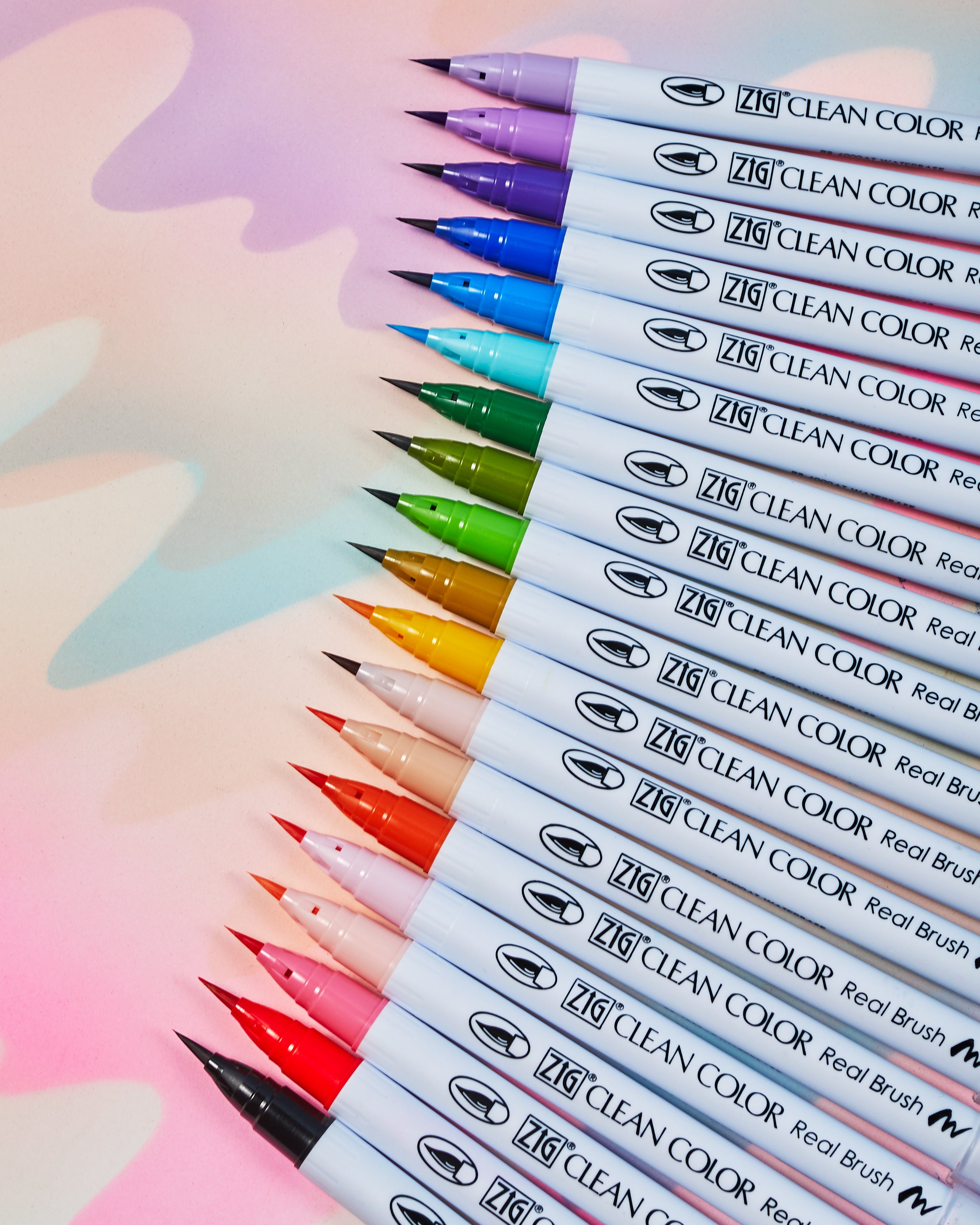 Kuretake Zig Clean Color Real Brush Marker – Crush