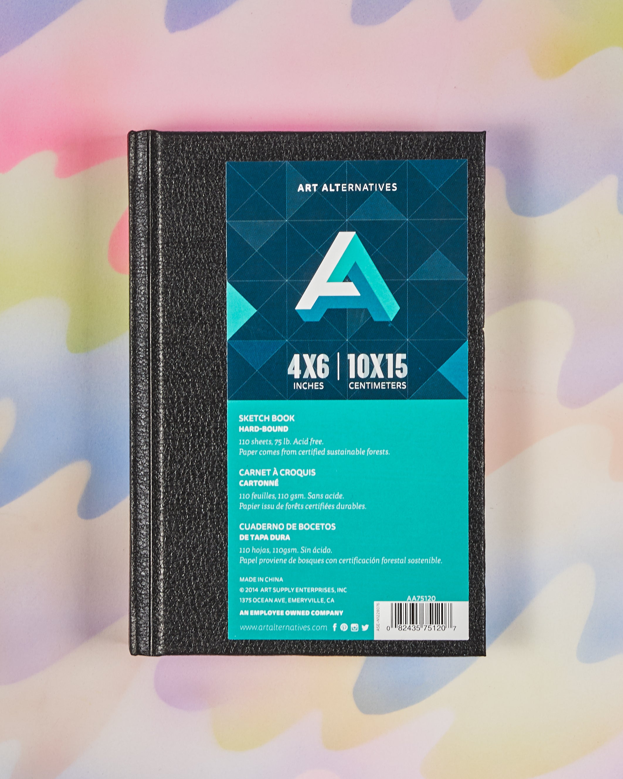 Art Alternatives Hardbound Sketchbook - 4x6 – Crush