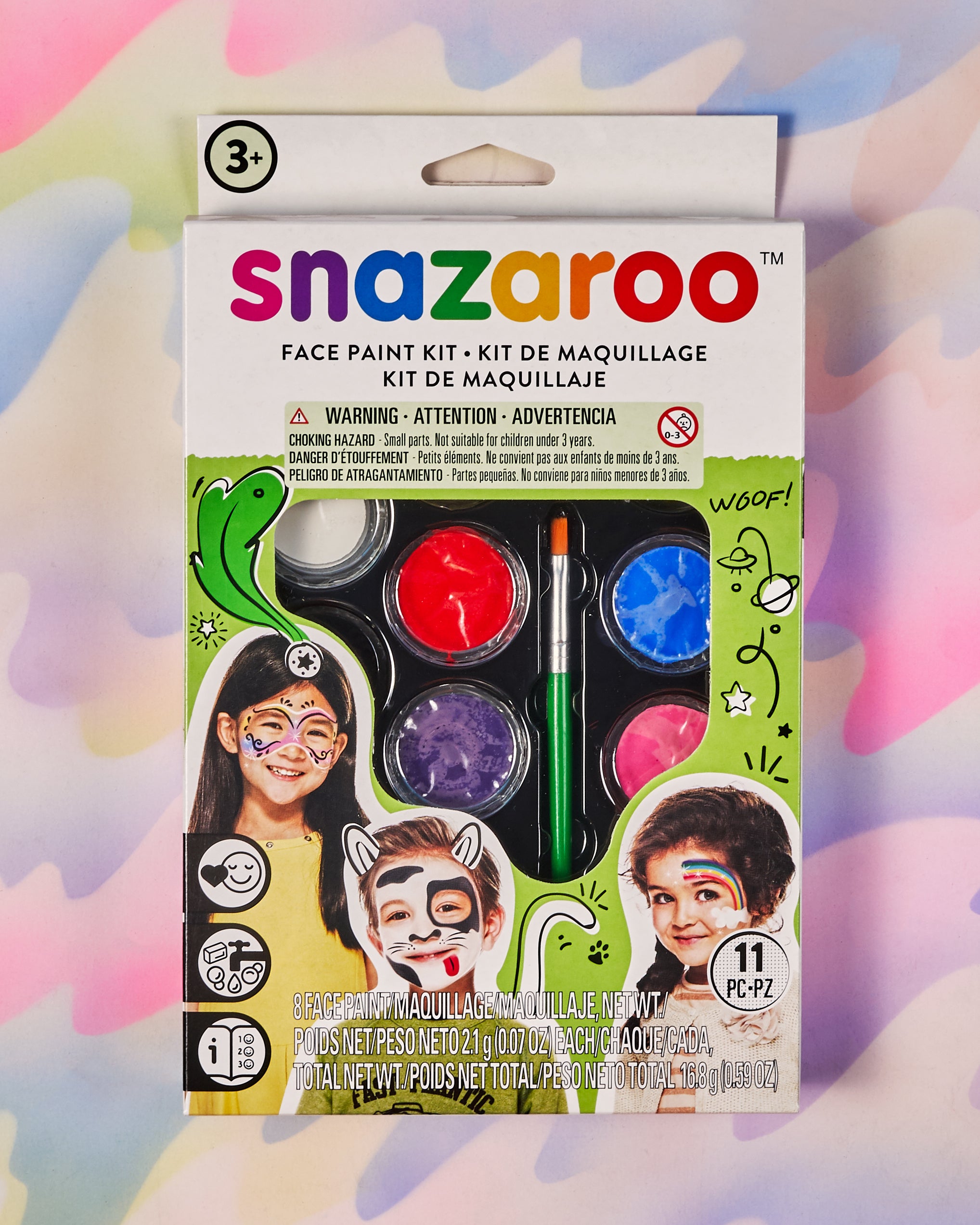 Snazaroo Face Painting Sticks Set of 6 - Basic