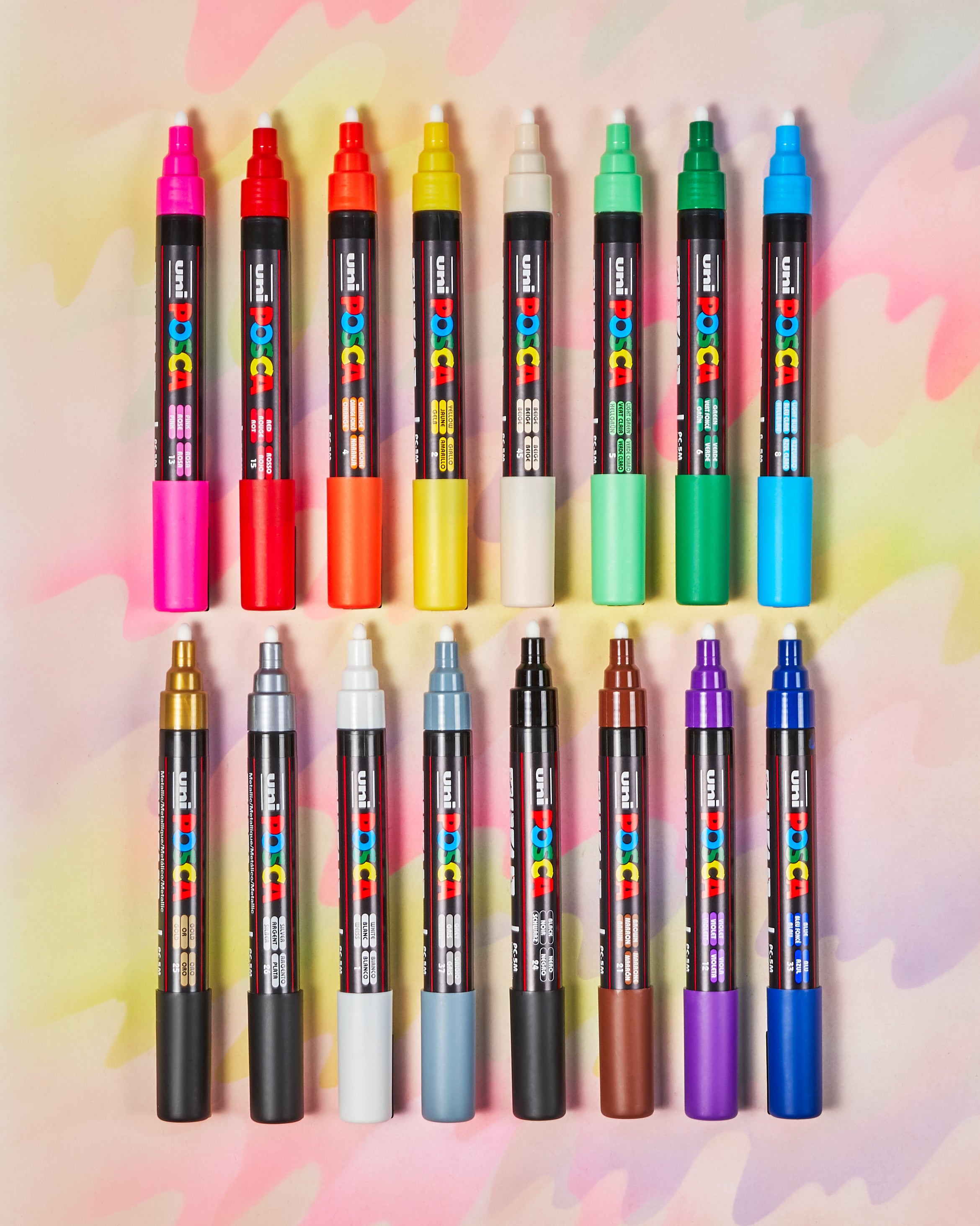  16 Posca Markers 3M, Posca Pens for Art Supplies