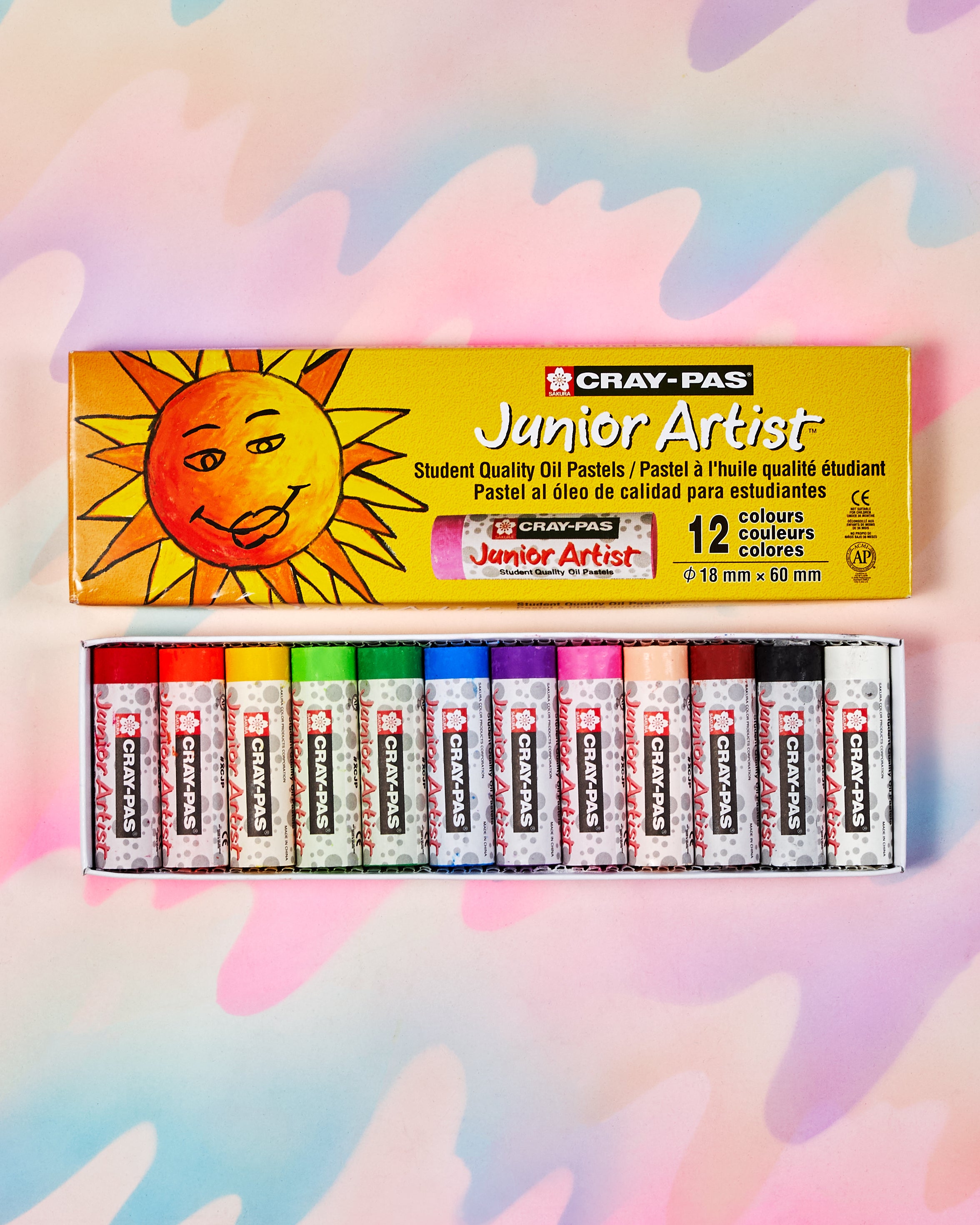 Sakura Cray-Pas Junior Artist : Oil Pastels for Kids : Set of 12